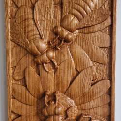 Wooden Bee Wall Art