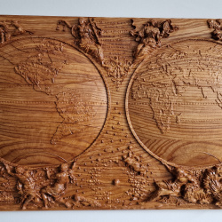 Antique world map