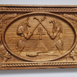 Anubis & Ra Wall Decor